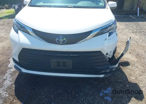 2022 Toyota Sienna Le из США, поврежденный, VIN 5TDKRKEC8NS122221